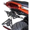 Moto Discovery Porta targa Barracuda compatibile con Kawasaki ER-6n 2009-2011