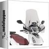 MOTOTOPGUN givi parabrezza trasparente 7057a + attacco compatibile con piaggio medley s 125-150 i-get 2020 2021 2022 2023 2024 MOTOTOPGUN