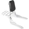 generic SIKUAI Sissy Bar Sissy Bar Sedile Posteriore Sedile Passeggero Schienale Pad con Portapacchi per Yamaha Vstar 400/650 Dragstar 400/650 Classic 1998-2014