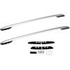 NYSQOFMB Portapacchi Portatutto Portapacchi Auto Stile Per Toyota Per RAV4 RAV-4 2013-2018 Barre Portapacchi Barre Portabagagli Barra Trasversale Superiore Portapacchi Rail Box Barre Tetto(Argento,Roof rack)