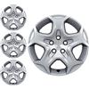 W-Parts SERIE 4 BORCHIE - 4 COPRICERCHI COPPE RUOTA 16 PER FORD CMAX 10-> TIPO B