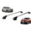 autoSHOP BARRE PORTATUTTO PER AUTO SPORTAGE PORTAPACCHI RELING INTEGRATO (ALLUMINIO) 2013 ->2022 100kg