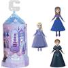 Mattel Disney Frozen - Castello di Ghiaccio, mini playset ispirato al film con bambola personaggio e sorpresa rotante incluse, giocattolo per bambini, 3+ anni, JCR90