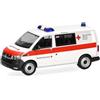 Herpa modello di auto VW T6.1 Halbbus DRK, in scala 1:87, pezzo da collezione, modello tedesco, statuetta plastica