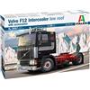 Italeri 3957 Volvo F12 Intercooler Low Roof with Accessories, Scala 1:24, Plastic Model Kit, Modello in Plastica da Montare, Modellismo