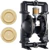VEVOR Pompa Pneumatica a Doppia Membrana 598 L/min Prevalenza max. 79,86 m, Pompa Pneumatica per Trasferimento di Olio max. 114 PSI, Lega di Alluminio, per Gasolio, Cherosene