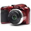 KODAK Pixpro AZ252 - Fotocamera Bridge Digitale 16 Megapixel, Zoom Ottico 25X, Video HD 720p, Obiettivo Grandangolare 24 mm, Stabilizzazione Ottica dell'Immagine, Schermo LCD 3 - Rosso