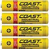 Coast Confezione da 4 batterie alcaline AAA ad alte prestazioni
