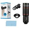 CLSSLVVBN Kit obiettivo fotocamera per telefono Clip grandangolare Scatti in Snap Kit obiettivo fotocamera telefono Versione aggiornata Teleobiettivo 18X Grandangolo
