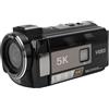Denash Videocamera 5K, Videocamera Wi-Fi Anti-Shake IR Night 56MP 5K per la Fotografia