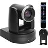SMTAV Telecamera PTZ 4K, zoom ottico 20X, uscita streaming IP 4KP30, per chiese, scuole, videoconferenze e live streaming (SDI+HDMI+USB3.0+IP, 20X)