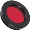 OSOLADY Filtro Astronomico 1,25 Pollici Rosso per Telescopi Planetari | Lega di Alluminio e Vetro, per Osservazione Lunare e Planetaria, Uso Urbano e All'aperto, Grado Professionale