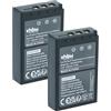vhbw 2x batteria compatibile con Olympus Pen E-P1, E-P2, E-P3, E-PL1, E-PL3, E-PM3 fotocamera (900mAh, 7,2V, Li-Ion)