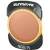 Generic Filtro per DJI OSMO POCKET3, polarizzatore CPL ND32 in metallo, accessorio magnetico regolabile ND64/PL per fotocamera, vetro ottico multistrato (ND8/PL) (ND8/PL)