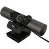 Vvikizy Webcam USB, Messa a Fuoco Automatica 2K con Microfono con Riduzione del Rumore e Altoparlante HiFi, Fotocamera PC Plug and Play per Chat Video, Conferenze Didattiche Online,