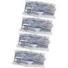Generic Tenda con Frange, 4 Pezzi Pieghevoli Impostati Adesivi per le Vacanze in Ghirlande per le Vacanze (SILVER)