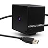Magnolia Fotocamera USB con autofocus da 48 MP, mini webcam UVC 4K con custodia in metallo, 8000 x 6000 p, obiettivo 70 gradi, senza distorsione, per Linux/Raspberry Pi, Plug & Play per industriale/Lightburn