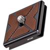 GMBYLBY Piastra per fotocamera a sgancio rapido in alluminio XPU-40 40 mm per treppiedi monopiede testa sferica DSLR compatibile piastra a sgancio rapido