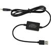 Generic Cavo Booster di Tensione USB, Cavo Convertitore di Tensione di Protezione da Cortocircuito USB da 5 V a DC 8 V 1,2 M per Lampada da Scrivania (DC4017)