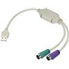 変換名人 Adattatore mouse USB Giapponese tastiera / inglese per USB-PS2 esperto di conversione e PS / 2 connessione della tastiera (japan import)