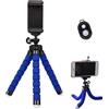 Zetqhuu Treppiede flessibile per cellulari - Supporto per treppiede per telefono per registrare video, treppiede flessibile per fotocamera digitale, design Octopus, supporto per telefono pieghevole per
