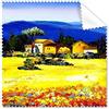 DIYthinker Pittura a olio mountain House Tree Forest Flower Farm paesaggio illustrazione modello occhiali panno di pulizia del pulitore dello schermo 5PCS