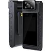 JOJIDE Bodycam, Registratore di guida HD portatile con clip posteriore for strumento di polizia Telecamera a infrarossi for visione notturna