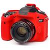 Market&YCY Custodia protettiva in silicone per fotocamera protettiva della fotocamera professionale, Per Canon EOS 80D - Rosso