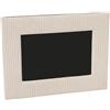 Generic Frame di Immagini da Tavolo, 8.5x4.7x6.5in Frame di Foto in Pelle Elegante per Foto da 6 Pollici (BROWN) (Beige)