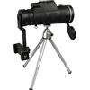 LABRIMP Telescopio Monoculare 40x60 Con Obiettivo Ottico Per Visione Notturna A Bassa Luminosità Clip Telefono Treppiede Alluminio Bussola