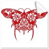 DIYthinker cinese Kite Butterfly in rosso occhiali panno di pulizia Gift Phone Screen Cleaner 5PCS