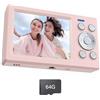 Geavonyg Doppio Display Per Fotocamera Studenti Da 5000 W Con Schermo Posteriore Da 1 4 Pollici Corpo In ABS Batteria Lunga Fotocamera Studenti Regalo Adolescenti Con Doppio Display