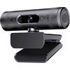 LEIYTFE Telecamera Per Sala Conferenze Per PC Desktop E Laptop, Webcam USB Plug & Play, Copertura Per La Privacy E Microfono, Telecamera All-in-one Per Riunioni Online(4K)