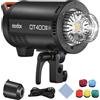 Godox QT400IIIM Luce flash da studio ad alta velocità 400W GN65 1/8000s HSS 0.01-0.9S Tempo di riciclaggio rapido Sistema wireless X integrato 2.4G con luce pilota da 40W
