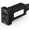 Timloon Cavo HDMI + ingresso audio USB per Toyota