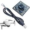 Generic Modulo Fotocamera Usb, Sensore Ov9732 1mp, 3.8x3.8x1.6cm/1.5x1.5x0.63 Pollici Scheda Webcam 1280x720p, Grandangolare, Accessorio Computer, Riconoscimento Viso