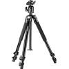 Mantona Treppiede fotografico Basic Scout Max Makro II - 90 x 90 x 615 mm - altezza di lavoro fino a 153 cm/carico max. 6 kg - con testa a sfera, reversibile e seconda colonna centrale - Da viaggio