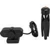 PODSJD Webcam PC 1440P con Microfono Noise Cancelling, Telecamera USB2.0 Plug & Play, Clip e Treppiede Regolabile - Video HD per Videoconferenze e Live Streaming Casa/Ufficio