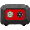 Tomvorks Super HD 1080P DV Videocamera Sportiva Montata Sulla Testa Videocamera D'azione Registratore DVR Vista Ampia Luce Ultra Brillante 6H Resistenza Rosso (Rosso)