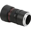 Qiilu 85mm F1.8 Lente per Ritratto Ad Ampia Apertura per A6400, Obiettivo per Fotocamera con Teleobiettivo Medio con Messa a Fuoco Manuale Full Frame