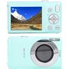 Goshyda Fotocamera Digitale HD 8K da 68 MP con Schermo da 2,7 Pollici, Zoom 16X, Scatto Timer, Filtro Bellezza, Registrazione Video per Macrofotografia, Eventi Sportivi, Viaggi (GREEN)