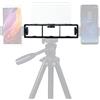 Walimex Pro Streaming Frame - Supporto multifunzione I 2 connettori per flash + 3 filettature e viti da 1/4, per il fissaggio di fotocamera, microfono, LED e flash, portata fino a 3 kg
