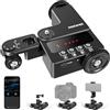 NEEWER Kit Dolly Motorizzato Fotocamera, Controllo App, Motore Ultra Silenzioso, Compatibile con GoPro Hero13 12 iPhone 15 Pro Max Samsung S24 DSLR Camera, DL200 (Solo per Pavimenti Lisci e Scrivanie)