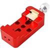 Generic Accessori per telescopi Piastra di bloccaggio a coda di rondine con doppio slot piccolo e doppio modulo, accessori di bloccaggio(Red)