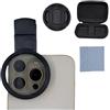 HerFarCai Filtro CPL per obiettivo della fotocamera del telefono da 52 mm, filtro polarizzatore universale con kit di clip, compatibile con smartphone iPhoneSamsung/Android
