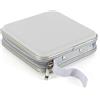 Gadget Hoppa Custodia a portafoglio per CD DVD con capacità 36, custodia rigida per il trasporto, organizer portatile, colore: bianco