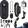 Générique Fotocamera Sportiva Compatta, Fotocamera Collare Portatile, Magnetico Rotativo 360° Risoluzione 4K per Sci, Moto, Vlog Sub, Escursioni e Avventure