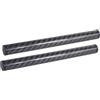 XAGMODSHN Confezione da 2 Asta da 10/15 / 25/30 / 40 cm Asta da 15 mm per gabbia supporto per fotocamera DSLR Segui aste leggere messa a fuoco