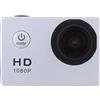 BJdfgE Mini HD 1080P Videocamera for registrazione subacquea impermeabile for azione sportiva Cam Full Videoregistratore for esercizi estremi(Silver)