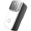 DIGNIFE Action Camera, C200 Action Sport Camera Face Recognition Shooting 4K H.264 Impermeabile Low Lux Night Vision Webcam Mini DV(Standard add 64GB,2X White)